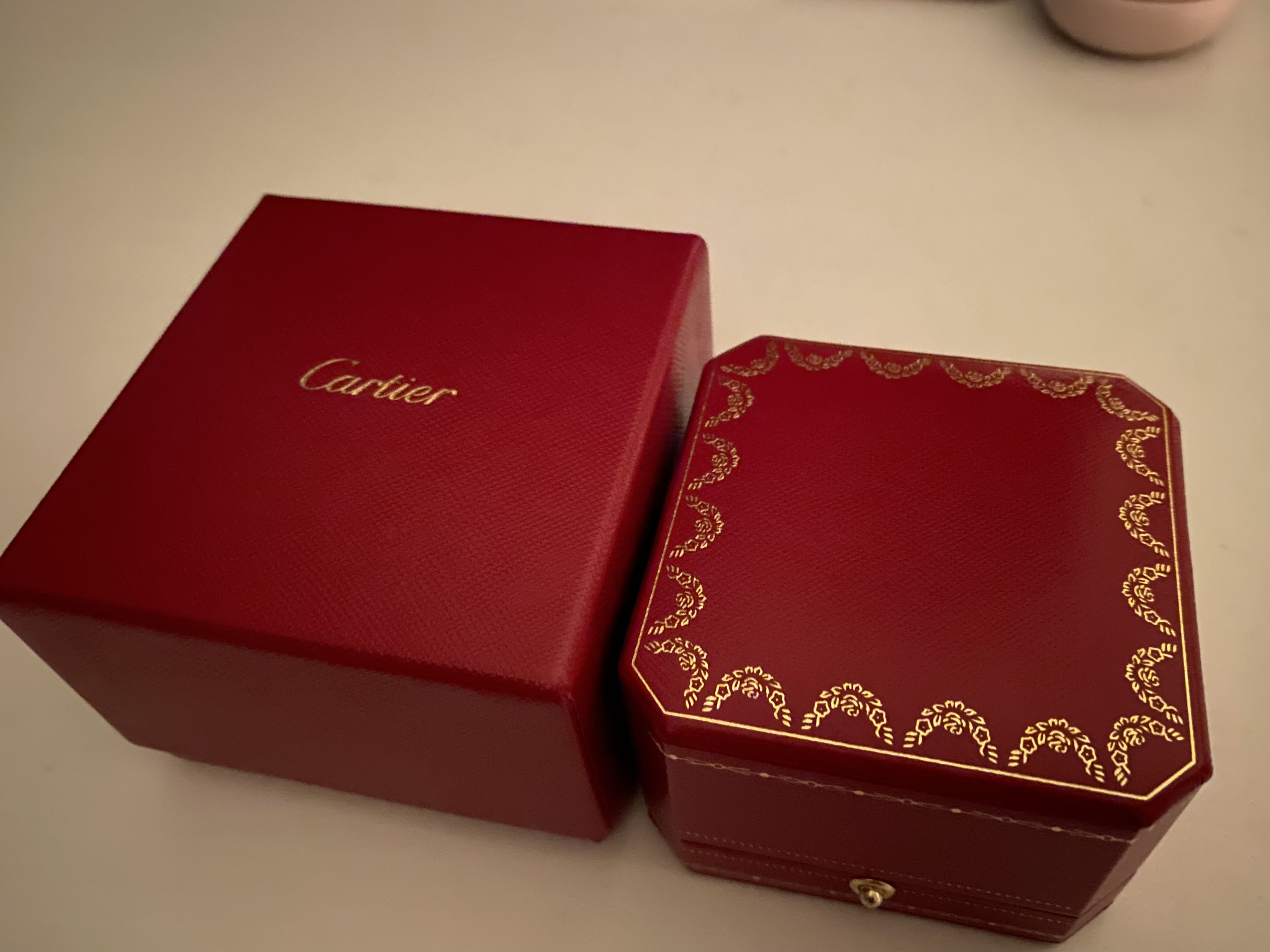 Authentic Cartier Ring Box Luxury Accessories on Carousell