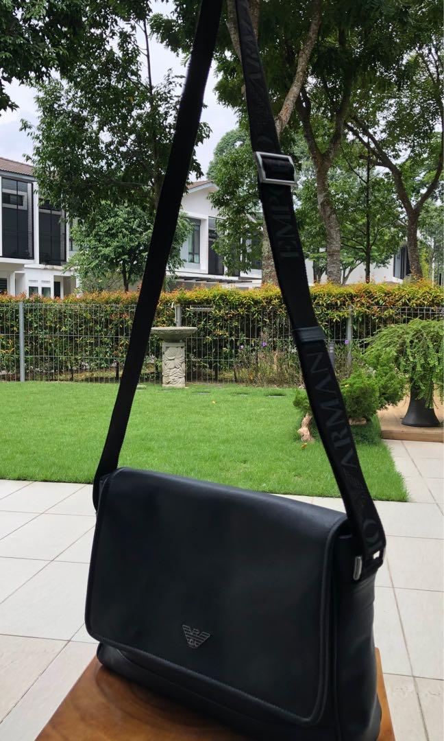 Emporio Armani - Leather Crossbody Bag