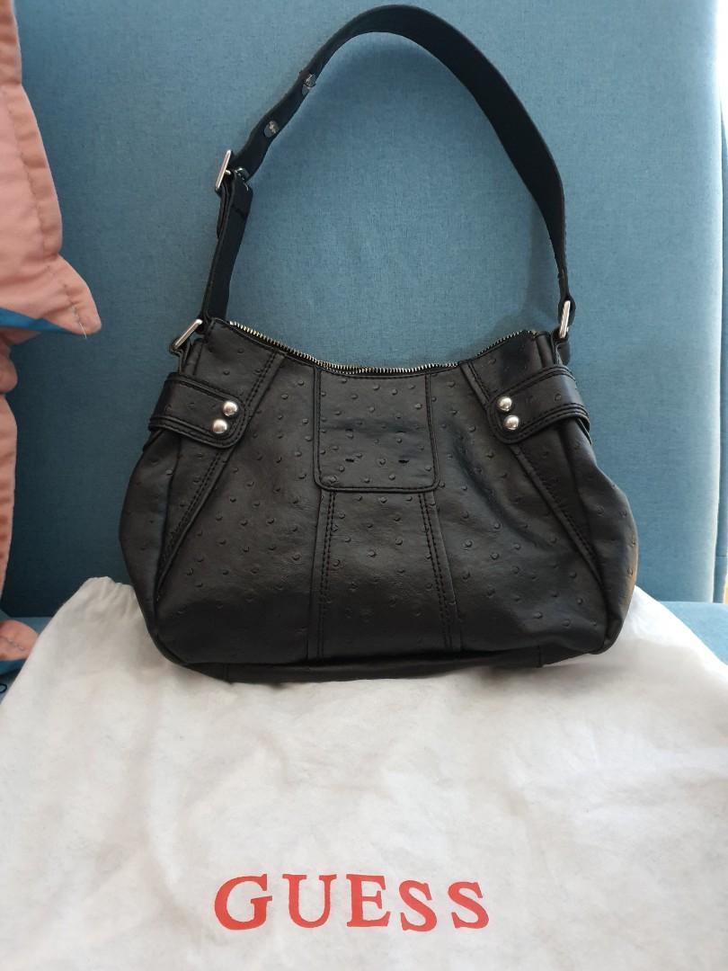 guess ostrich purse