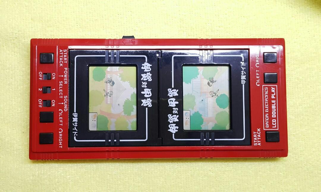 Bandai 伊賀对甲賀忍者遊戲機，1983年made in Japan 。, 電子遊戲 