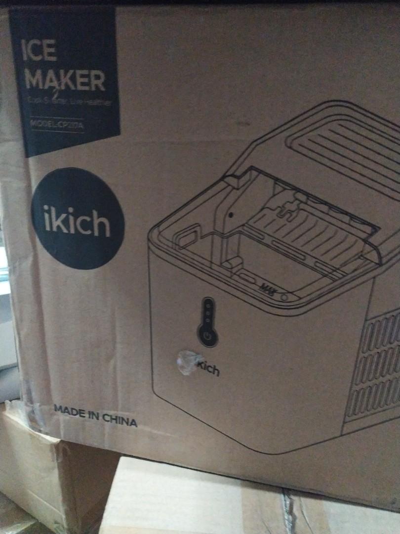 BNIB IKICH PORTABLE ICE MAKER MACHINE, TV & Home Appliances, Kitchen
