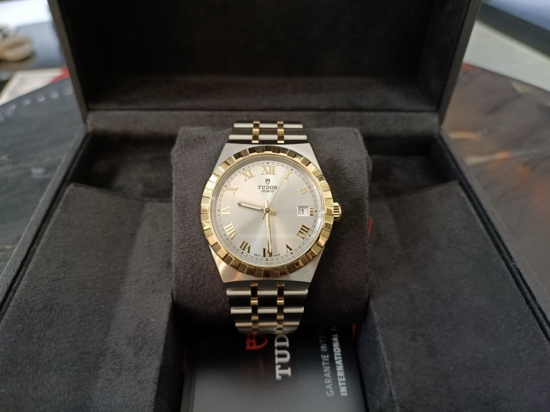Brand New Tudor Royal Steel and Gold 38mm, Luxury, Watches on Carousell