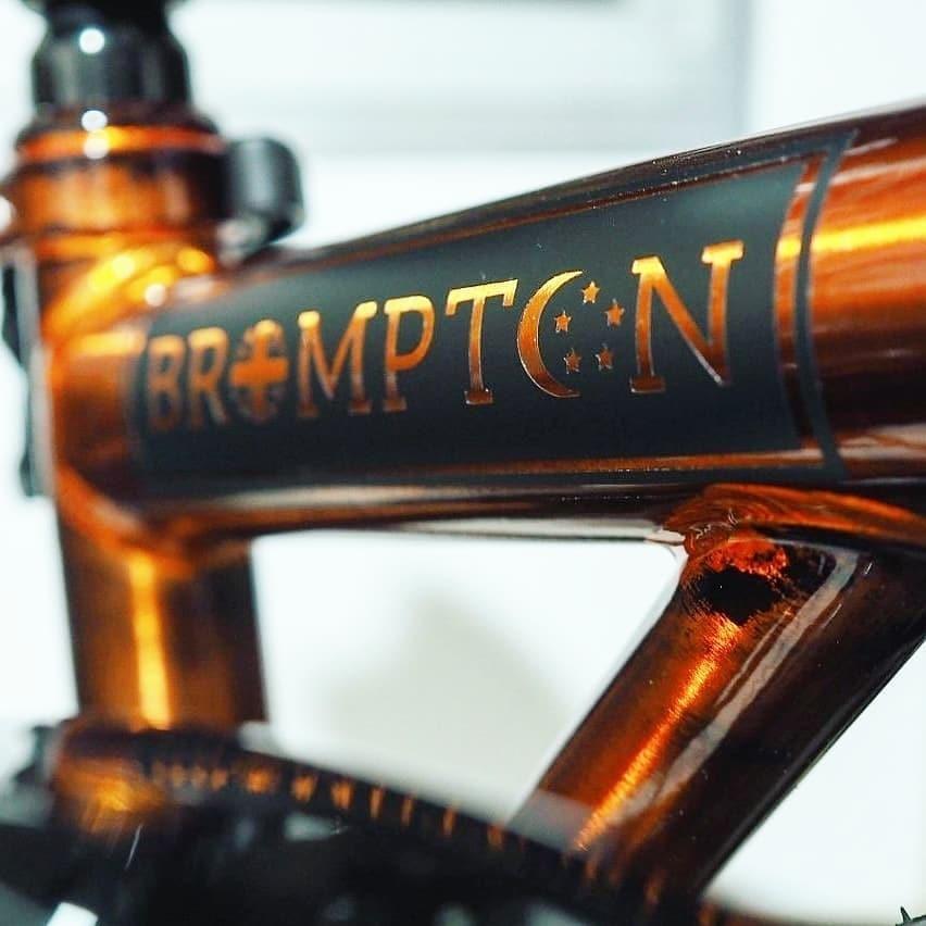 brompton bike label