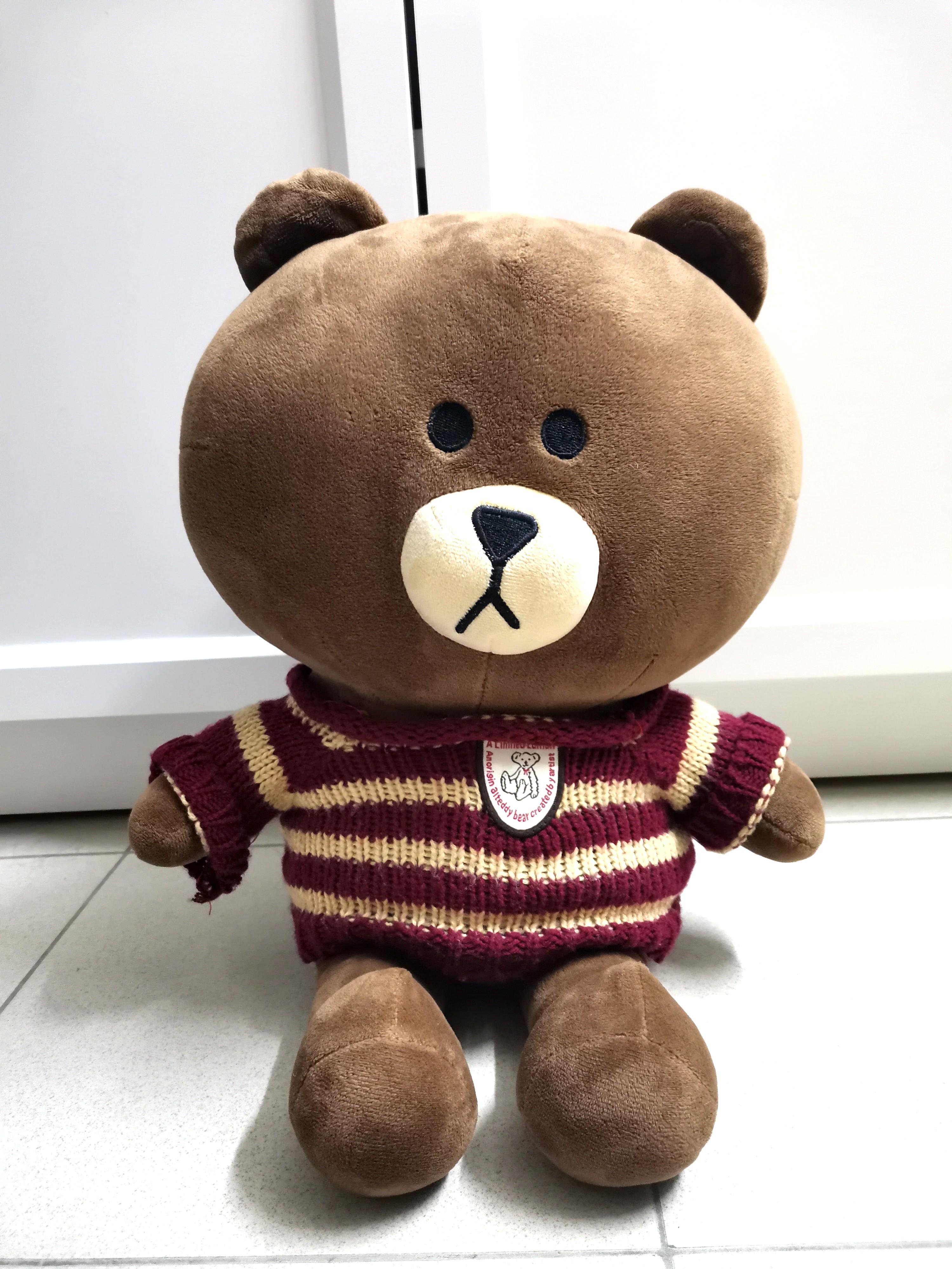 47cm Brownie bear soft toy Hobbies Toys Toys Games on Carousell