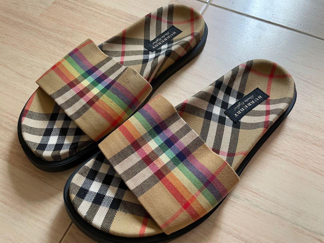 Burberry rainbow sandals top