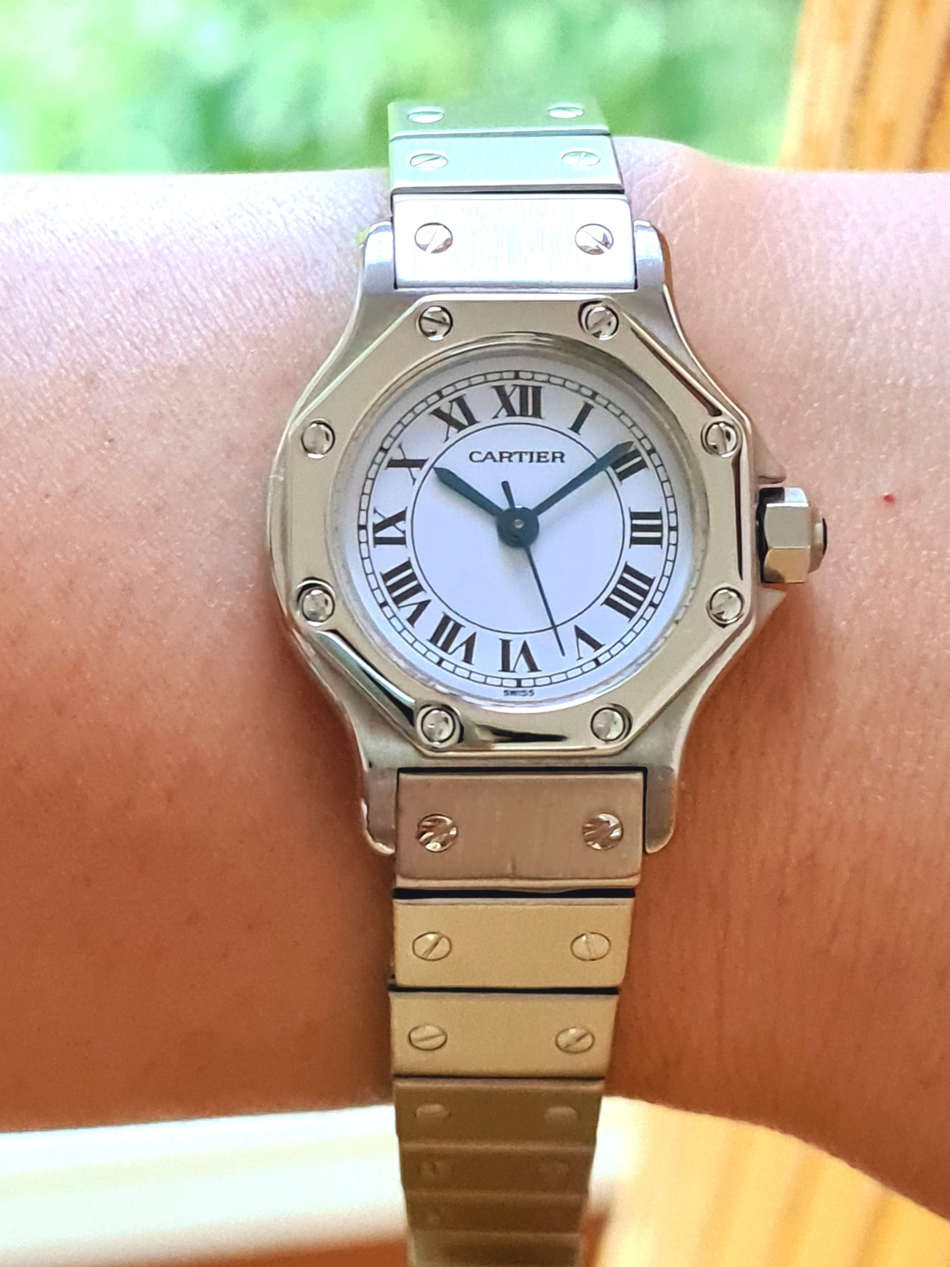 Cartier santos top ronde