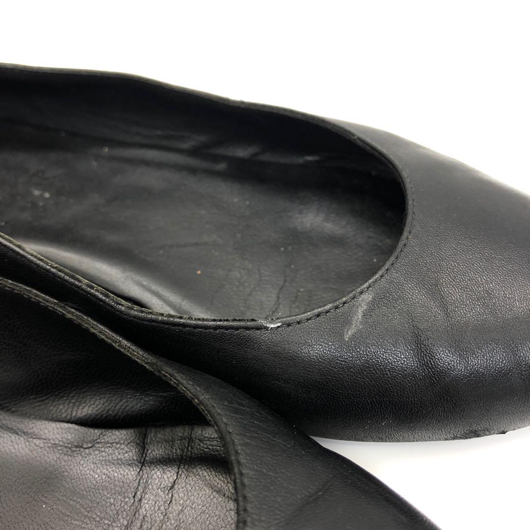 Discounted CHANEL BLACK POINTED SHOES 217012956 Women s Fashion Footwear Flats on Carousell