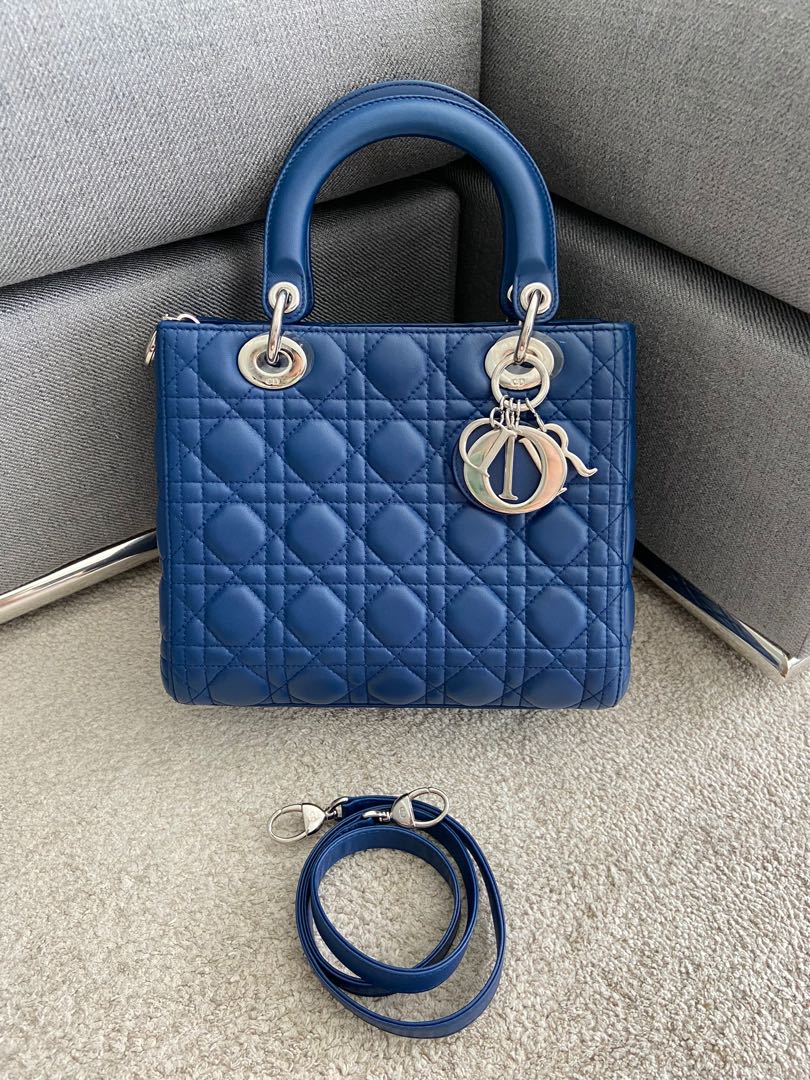 lady dior navy blue