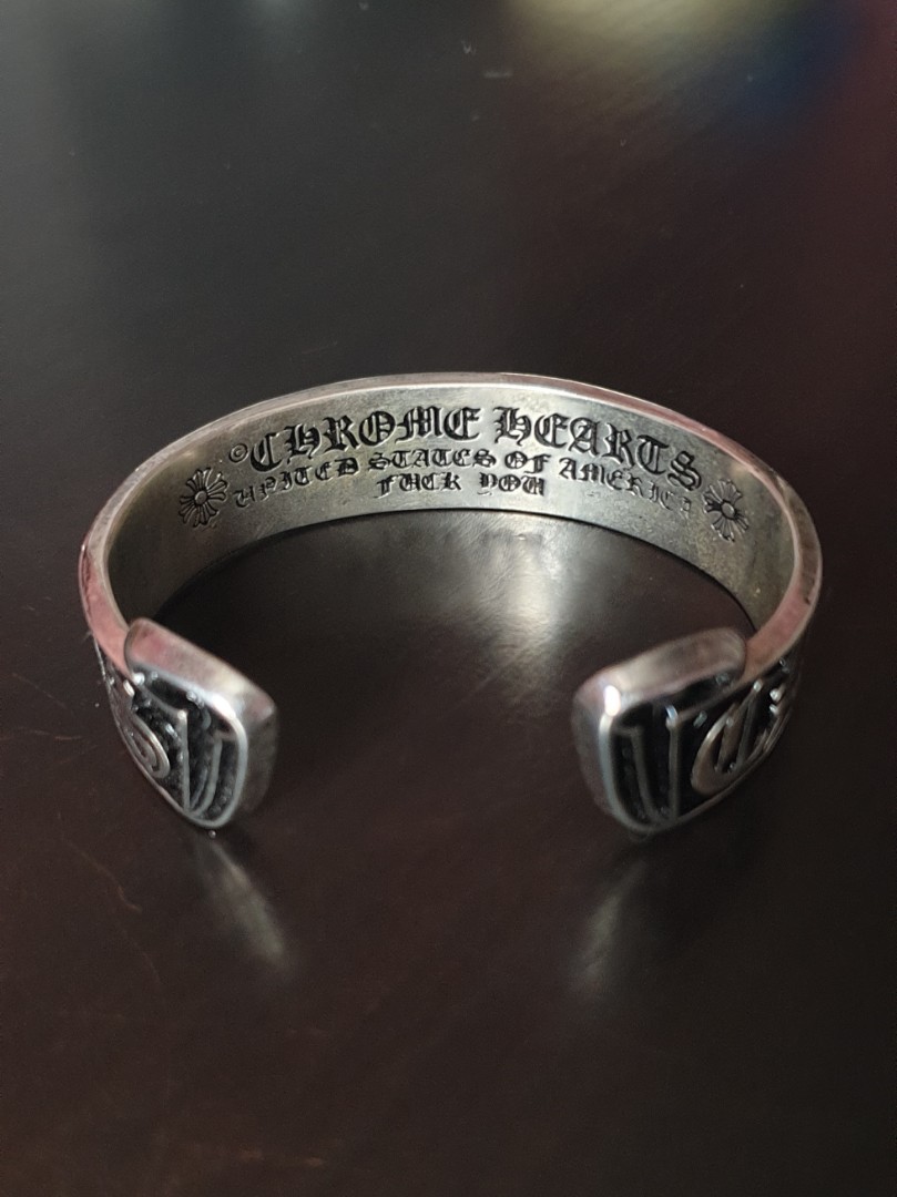 Chrome hearts hotsell silver bracelet
