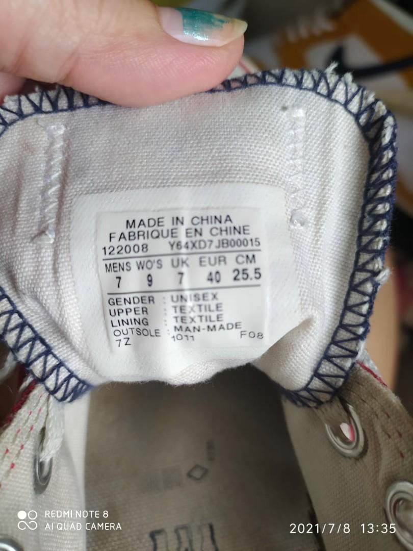 Kode produksi converse 6y sale