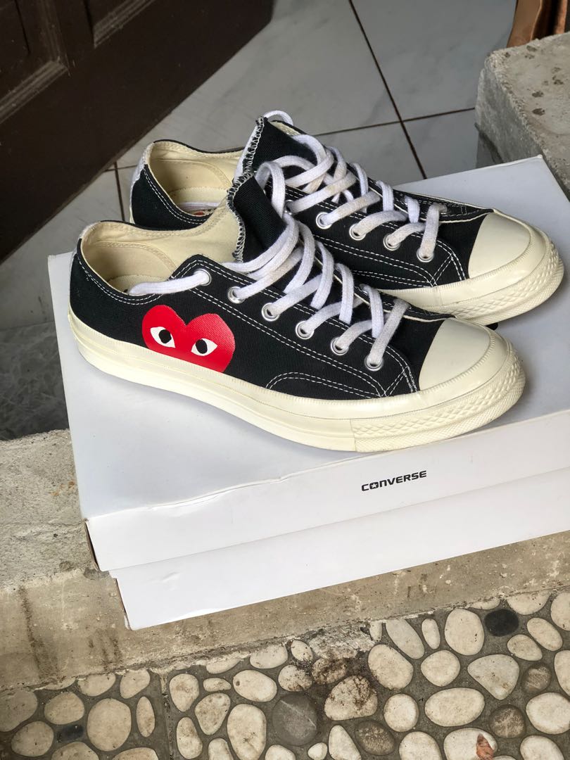 cdg converse low