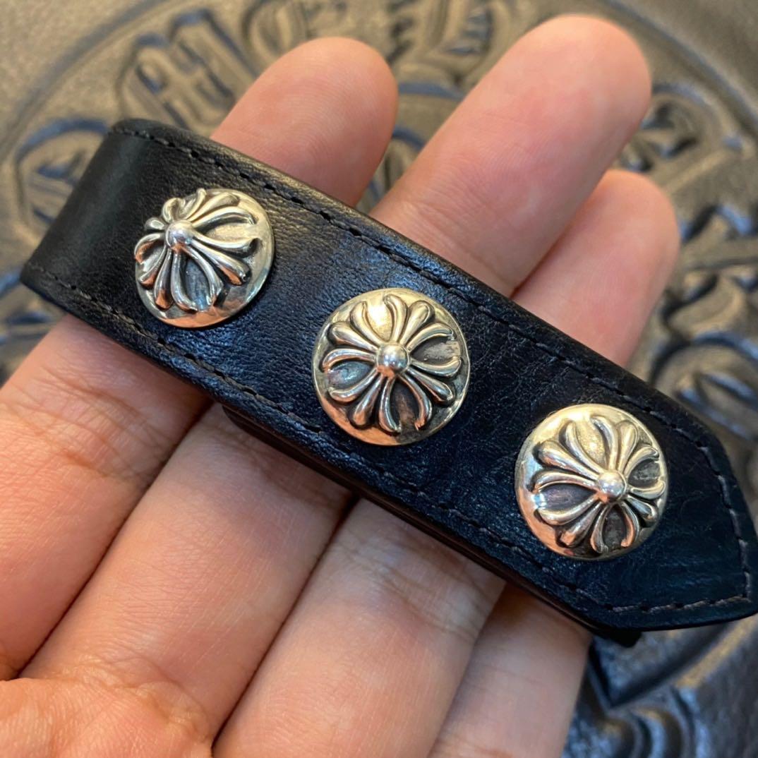 CHROME HEARTS BRACELET STRAP LEATHER 