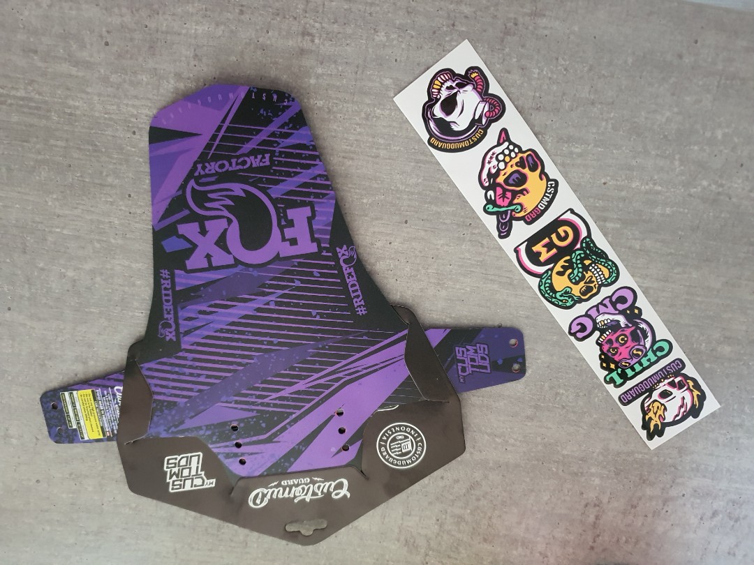 Purple cheap mtb mudguard