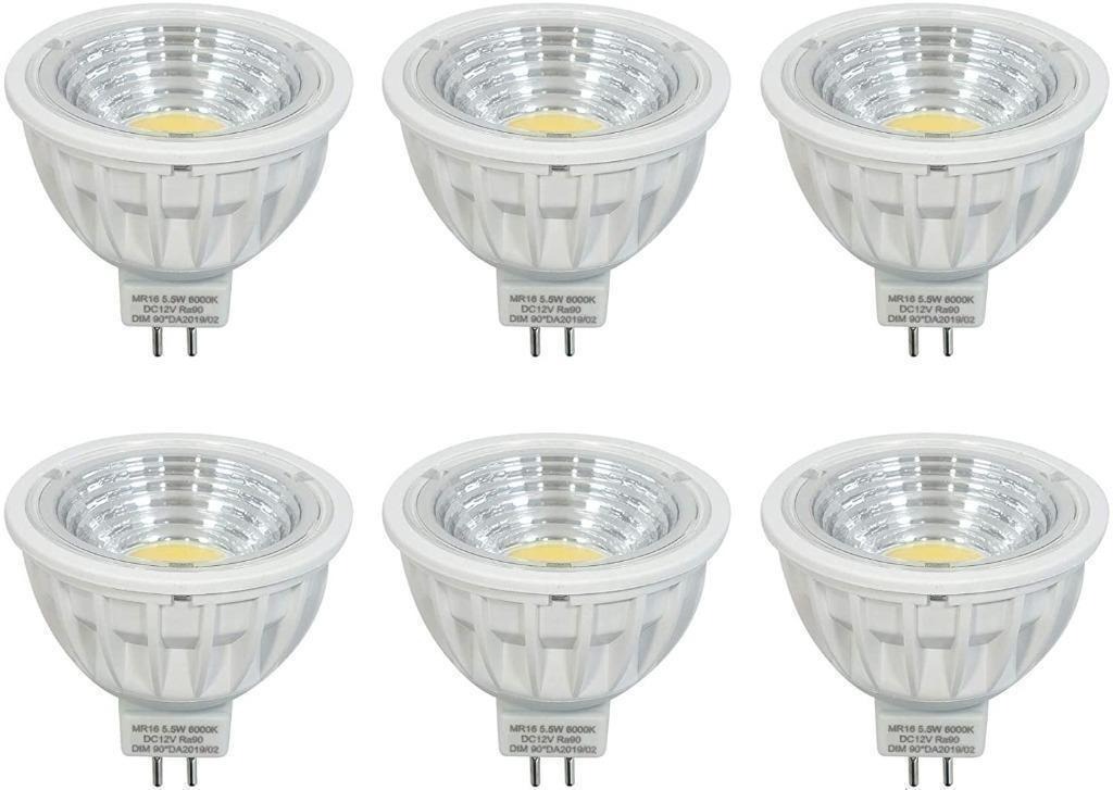 MR16 Halogen Bulb, 3 Pack MR16 12V 20W High Brightness 300LM, MR16 Dimmable  with GU5.3 Base Long Lasting, GU5.3 Bulb 2800K Warm White with Clear Glass