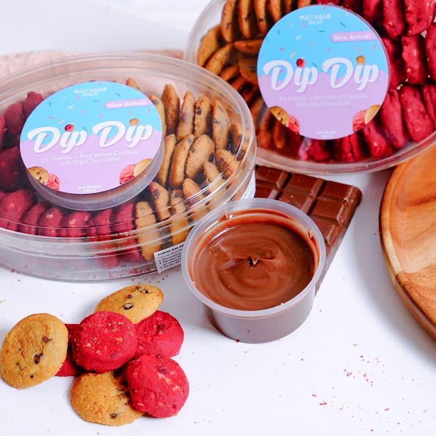 Dip Dip Cookies Choc Food Drinks Homemade Bakes On Carousell