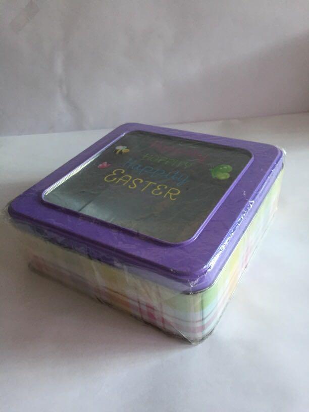 Easter Box ( Square Window Tin ) (Category: Storage Boxes & Baskets) located in Pasay City. Submitted by redgiftshop (Listing ID 1099565559, Image 2). Description: Age: 3+ Easter Box collection size: 19cm x 19cm direct bought in US US components product code: .