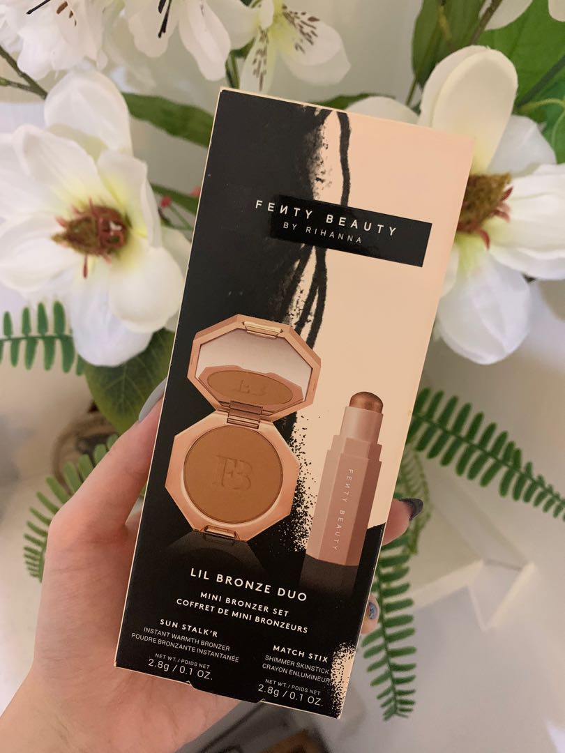 Fenty Beauty Lil Bronze Duo Mini Bronzer Set Beauty Personal Care Face Makeup On Carousell