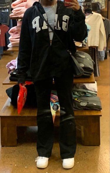 gap oversized hoodie jacket