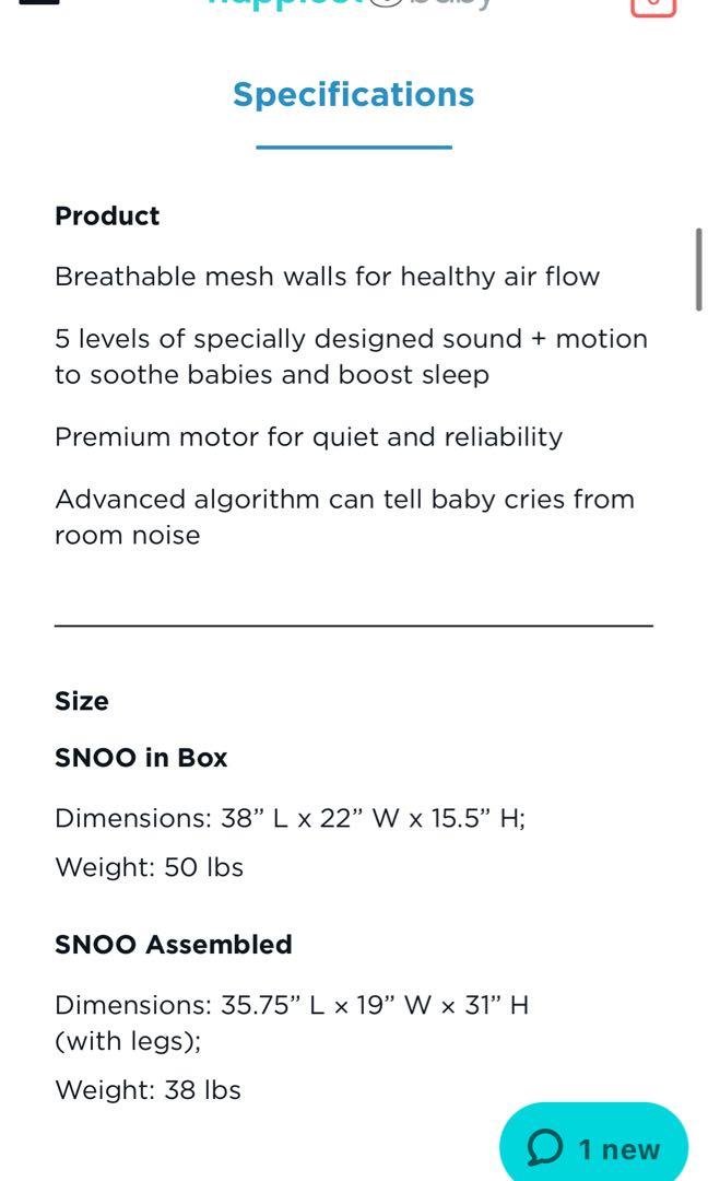 snoo measurements