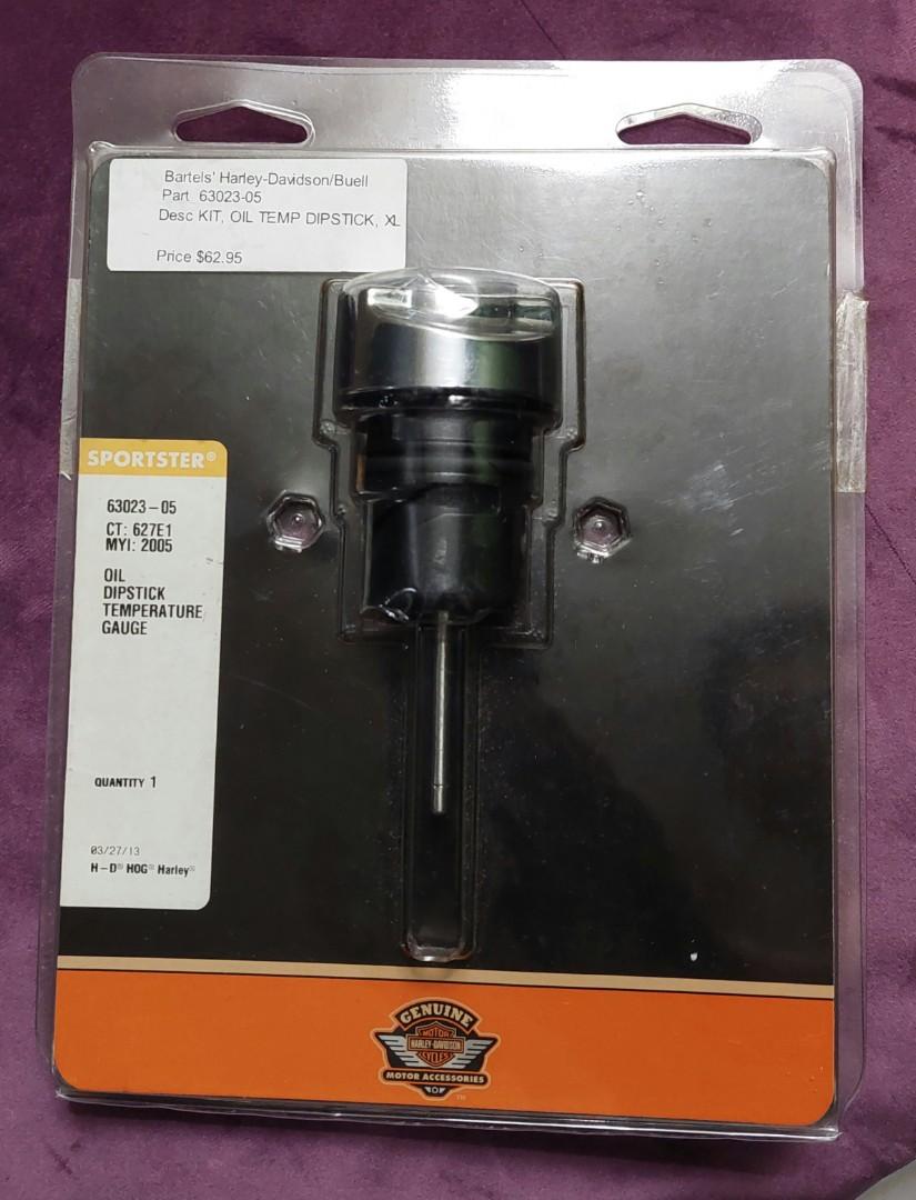 Harley Davidson Sportster Oil Dipstick Temperature Gauge Genuine Parts