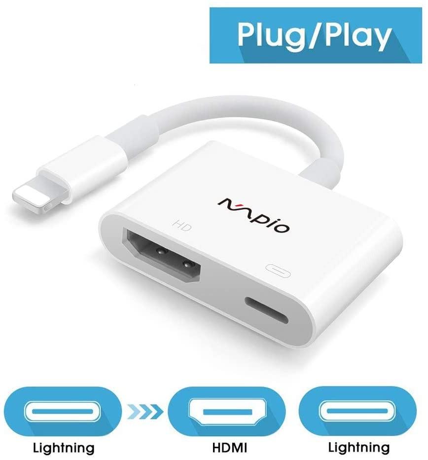 HDMI Adapter for iPhone iPad iPhone to TV HDMI Cable 1080P Digital AV Adapter HDTV Connector