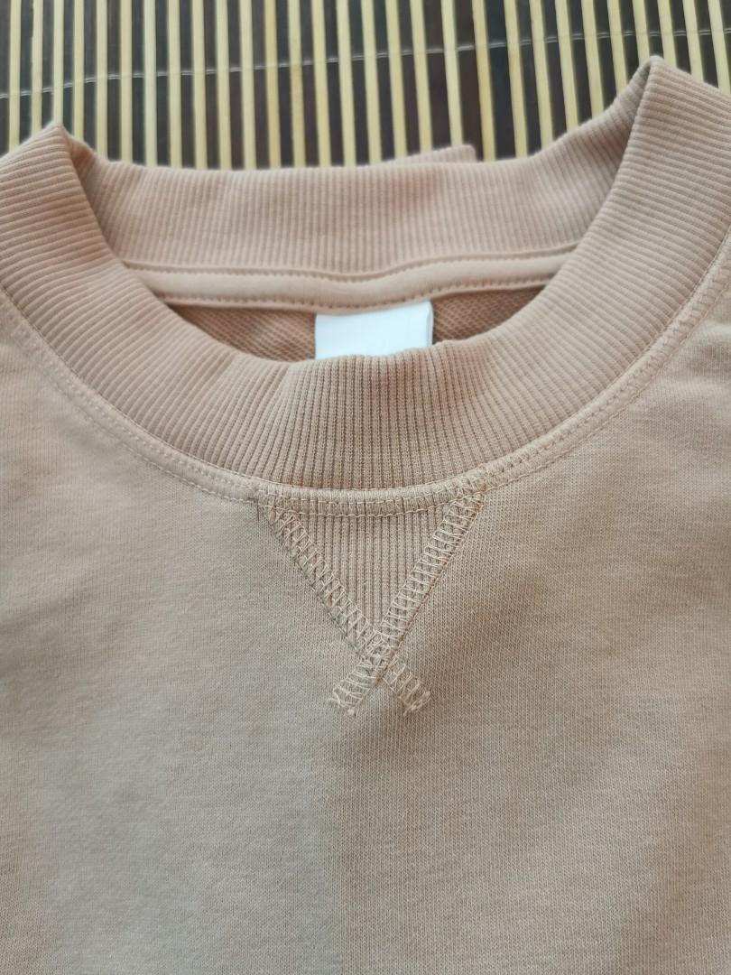 Hu0026M Women Peach Sweatshirt, Women's Fashion, Tops, Blouses on Carousell