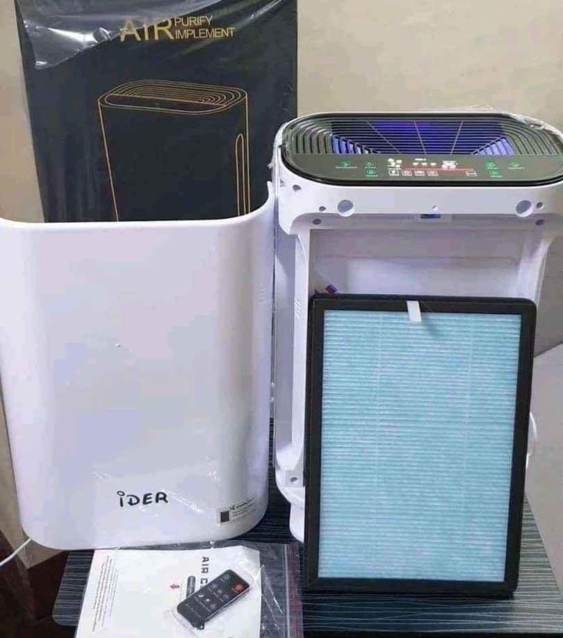 Ider Air purifier 6 stages with UV light and Hepa filter TV