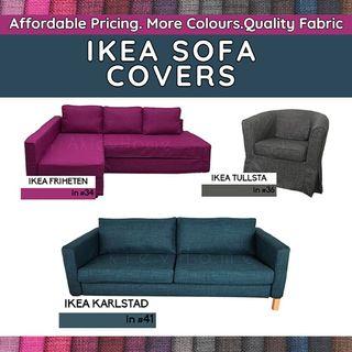 Ikea Friheten Sofa Bed Karlstad Ektorp Kivik Farlov Strandmon Replacement Cover, Custom Made, EKTORP 2 seat 3 seat chaise lounge sofa cover, IKEA sofa cover, Custom Made