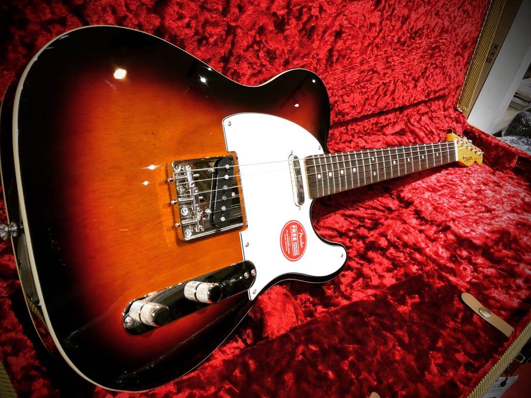Instalment Ansuran SQUIER CLASSIC VIBE 60S CUSTOM TELECASTER ELECTRIC GUITAR LAUREL FB 3 TONE SUNBURST