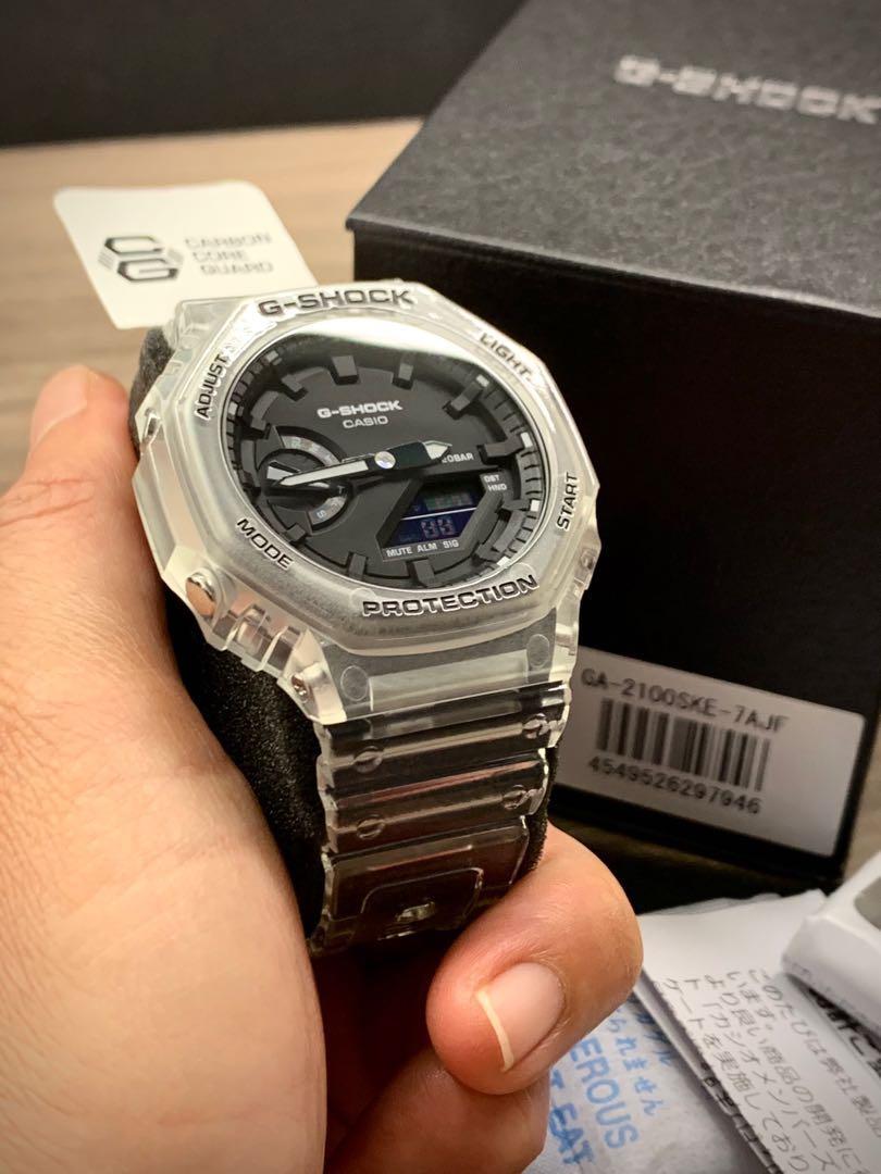 メンズ新品未使用★ G-SHOCK GA-2100SKE-7AJF スケルトン