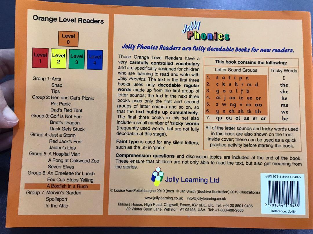 Jolly Phonics Orange Level Readers, Hobbies & Toys, Books & Magazines
