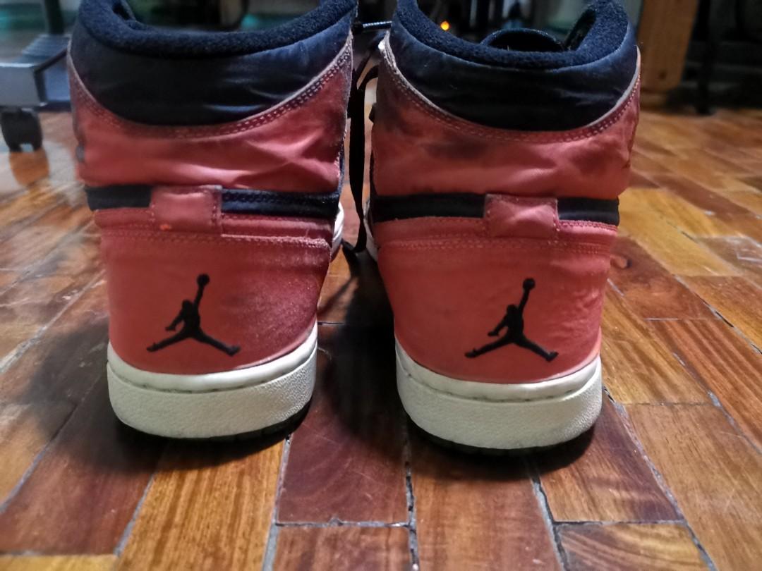 Jordan 1 max orange/infrared (beaters), Men's Fashion, Footwear