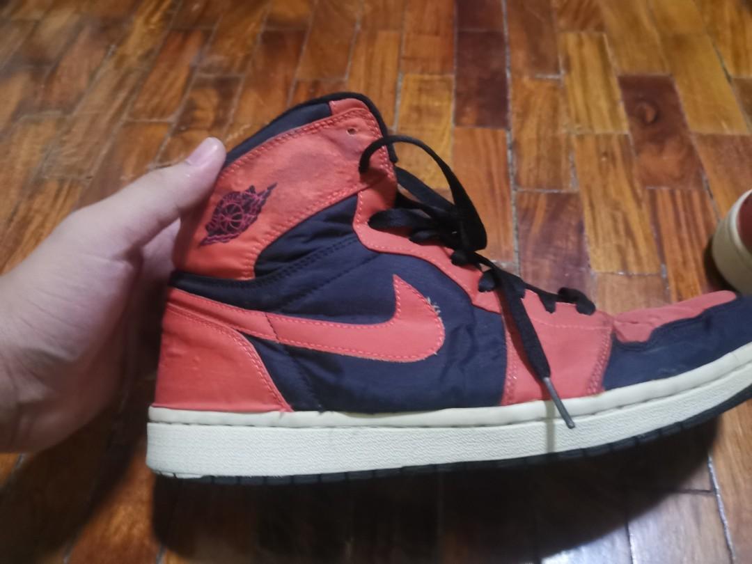 Jordan 1 max orange/infrared (beaters), Men's Fashion, Footwear