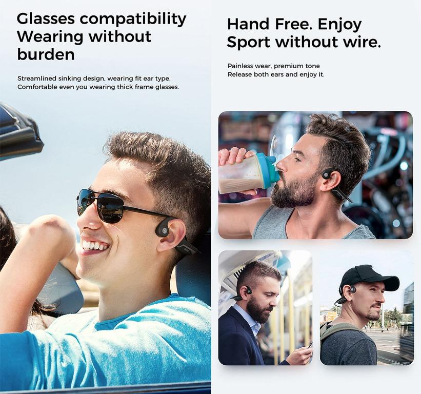 JOYROOM JRG1 Bluetooth Bone Conduction Headsets, Audio, Headphones