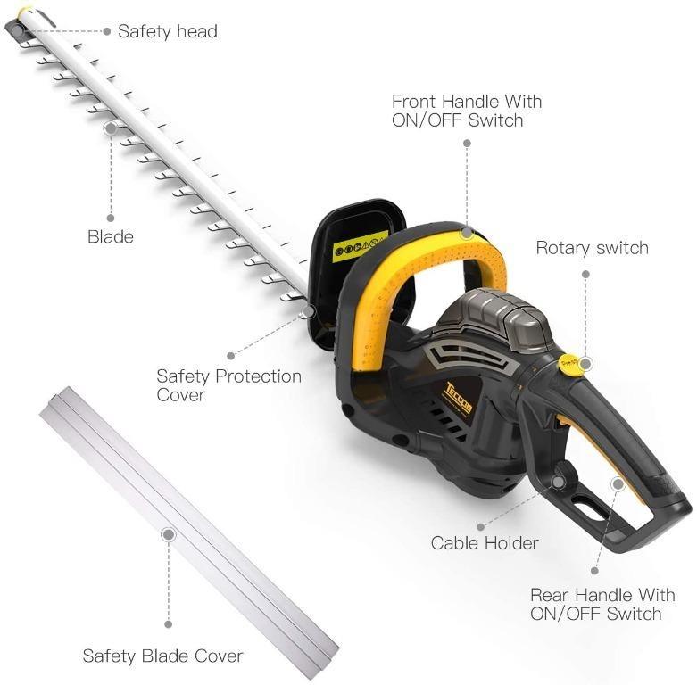 Teccpo hedge deals trimmer