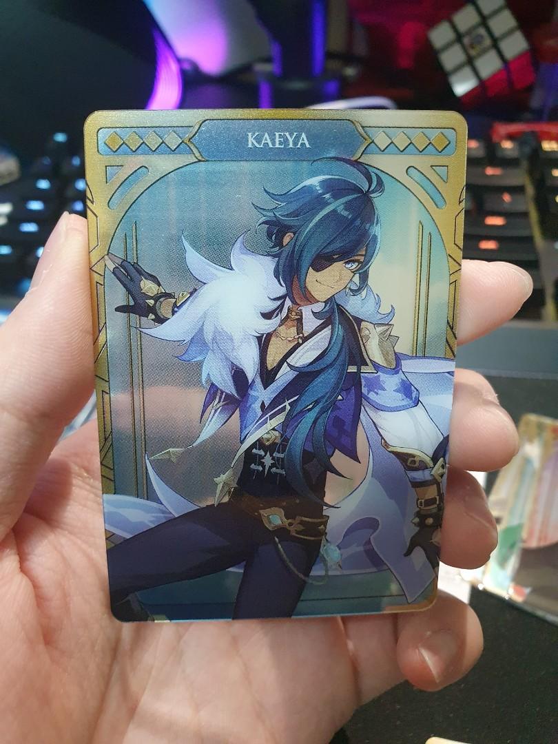 Kaeya Genshin Impact Carddass Card, Hobbies &Amp; Toys, Toys &Amp; Games On Carousell