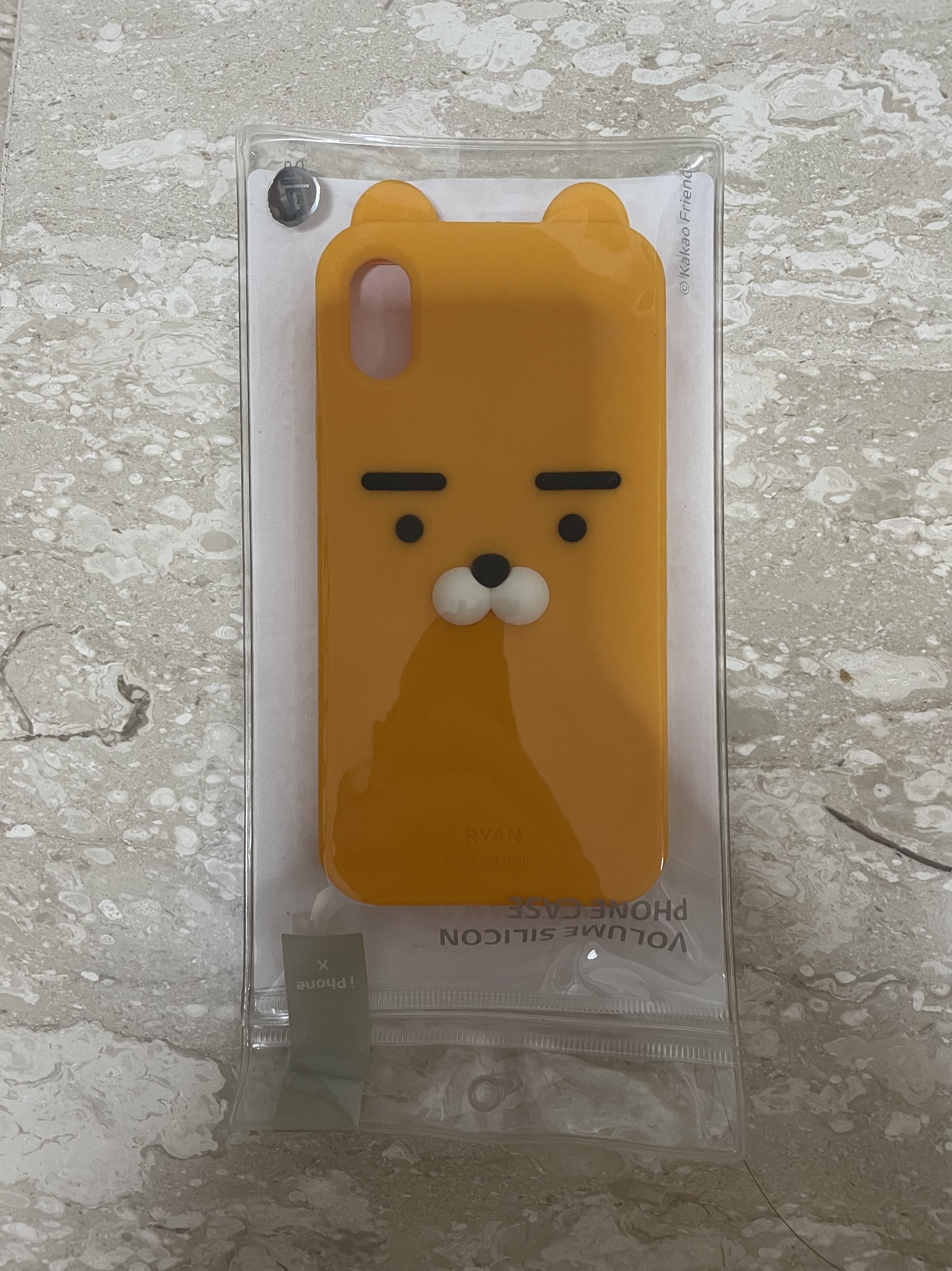 Kakao Friends Ryan Iphone X Silicon Case Mobile Phones And Gadgets Mobile And Gadget Accessories 2310