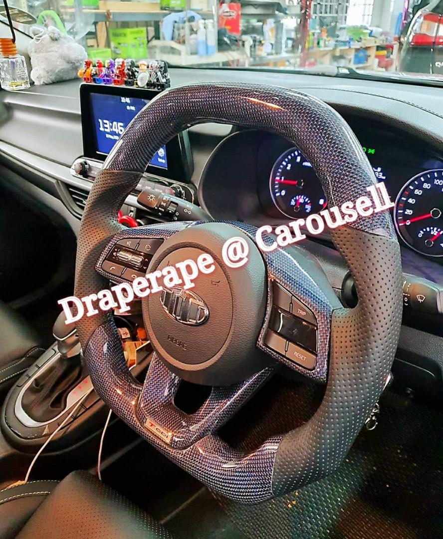 Kia Cerato Carbon Fiber Steering Wheel Carbon Fiber Steering