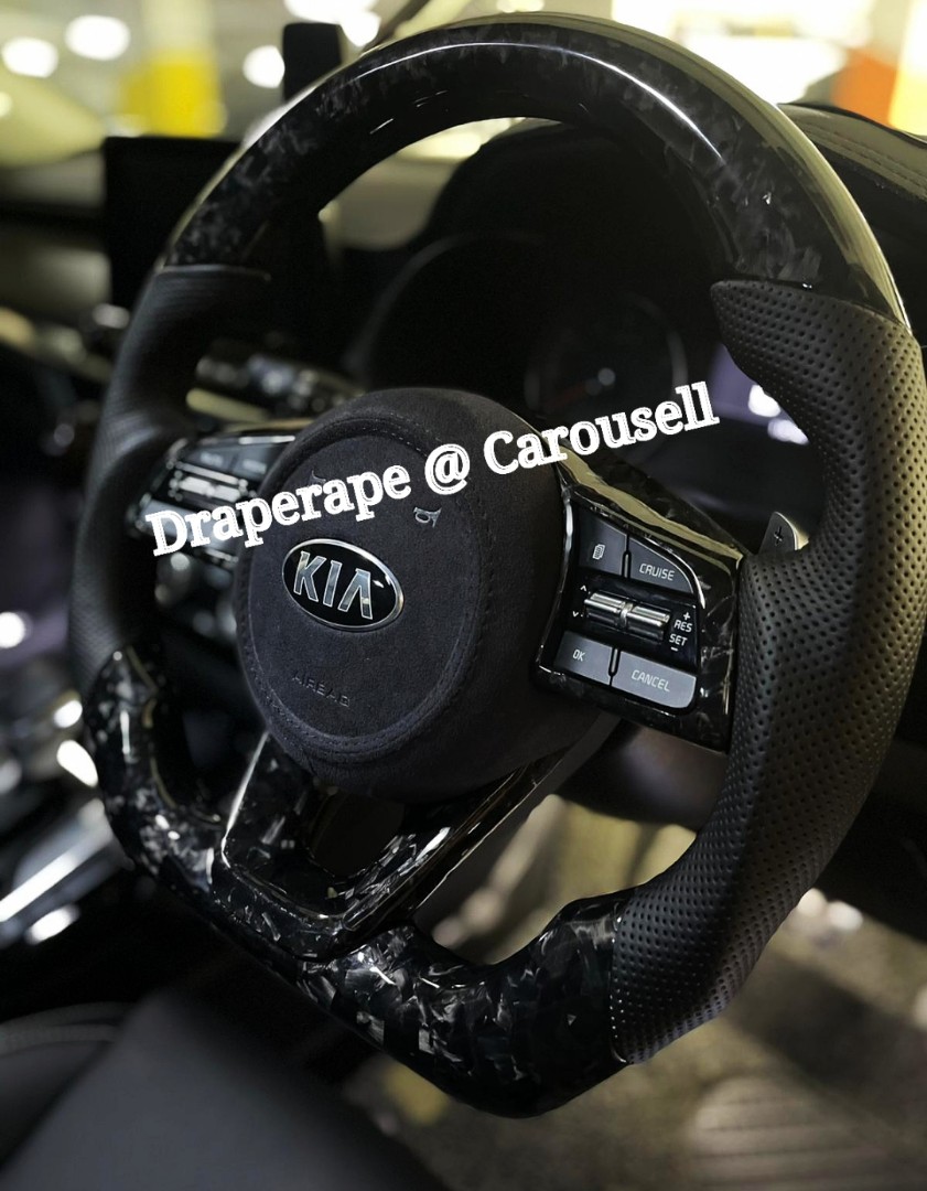 Kia Cerato Carbon Fiber Steering Wheel Carbon Fiber Steering