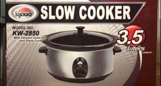 KYOWA 3.5L slow cooker healthy cooking warmer food