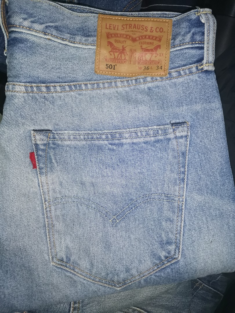 levis 501 leather patch