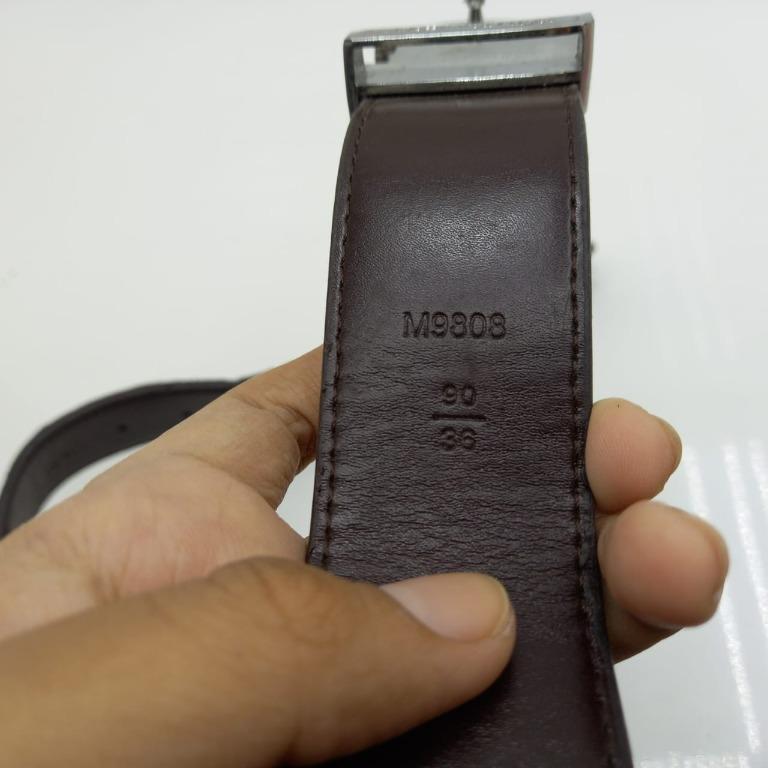 Louis Vuitton Dami Graphit M9808 Belt Black P13467 – OTTO VINTAGE