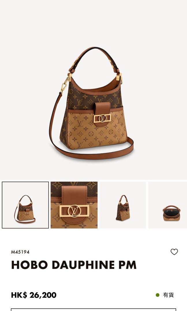 LV HOBO DAUPHINE PM M45194 in 2023