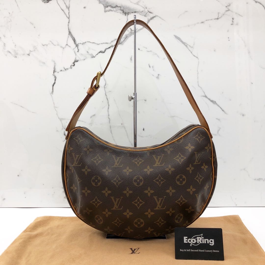 LOUIS VUITTON Croissant Size MM Monogram Brown M51512