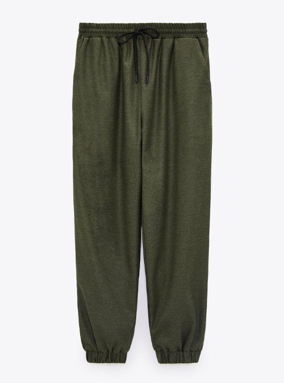 Zara slouchy jogging trousers online