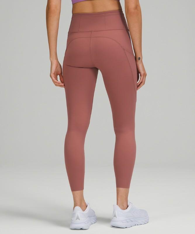 Lululemon Fast and Free Asia Fit Pink Leggings, Women's Fashion, Activewear  on Carousell