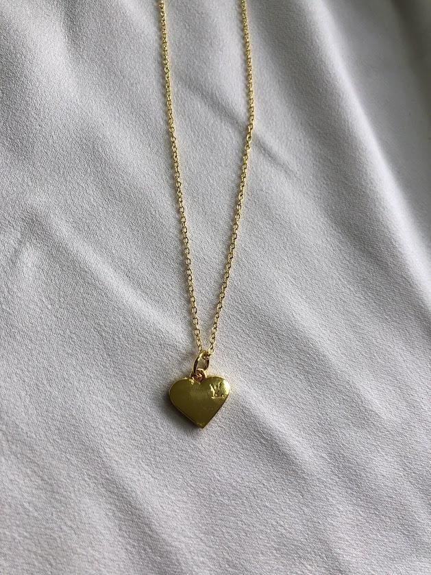 Authentic LV Gold Heart Necklace (reworked)