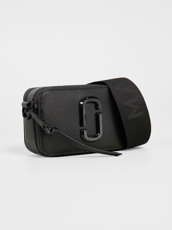 The Snapshot DTM Leather Camera Bag in Black - Marc Jacobs