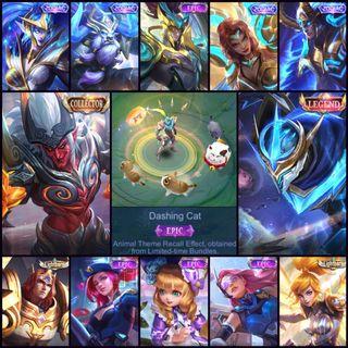 Mobile Legends Account #67 (Gusion Legend + Khufra Collector + Dashing Cat Recall)