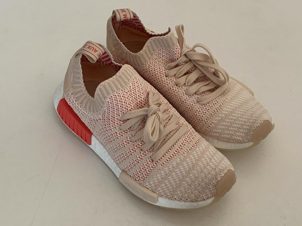 Adidas nmd womens peach hotsell pink
